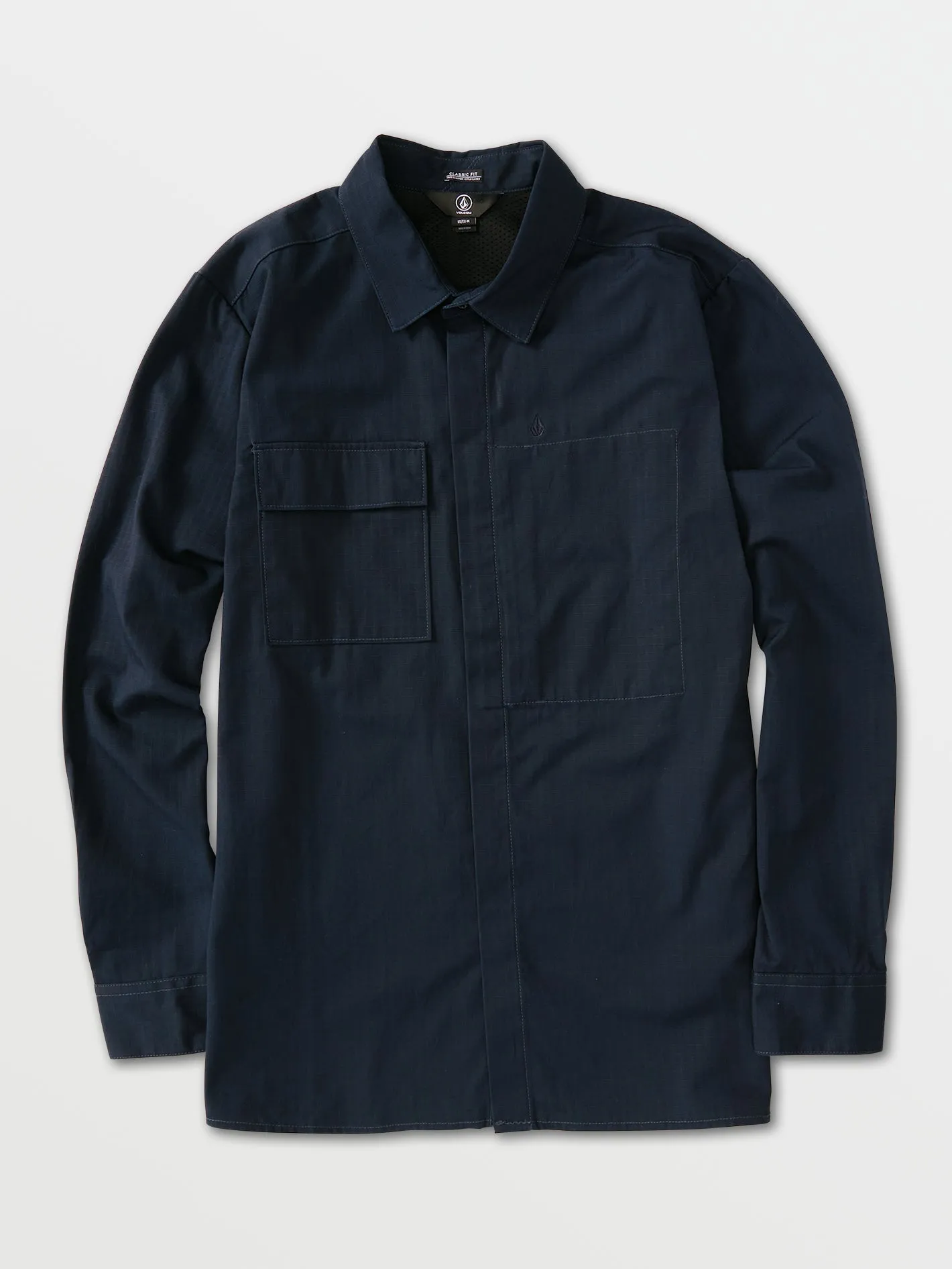 Rucker Long Sleeve Shirt - Navy sold by Volcom product image thumbnail 2