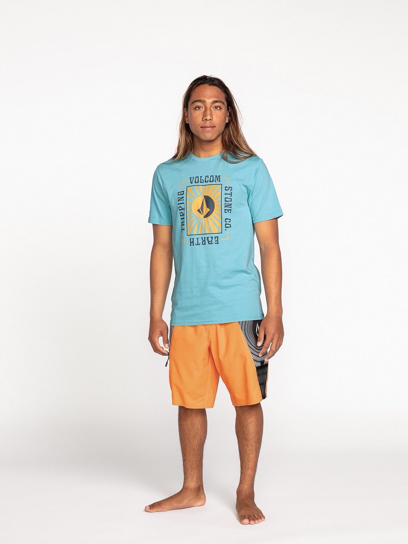 Solee Short Sleeve Tee - Pale Aqua sold by Volcom product image thumbnail 4