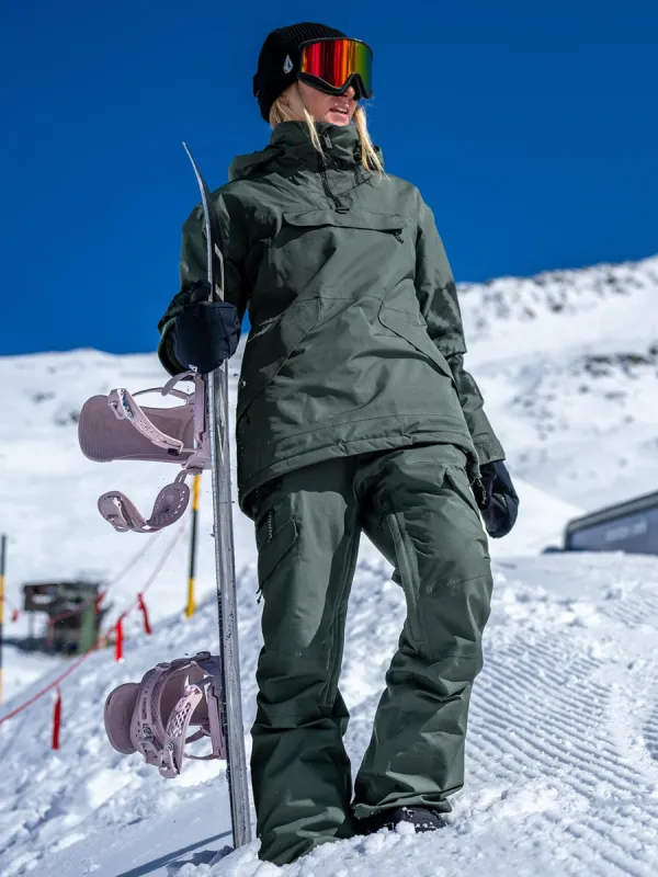 Womens Fern Insulated Gore Pullover - Eucalyptus sold by Volcom