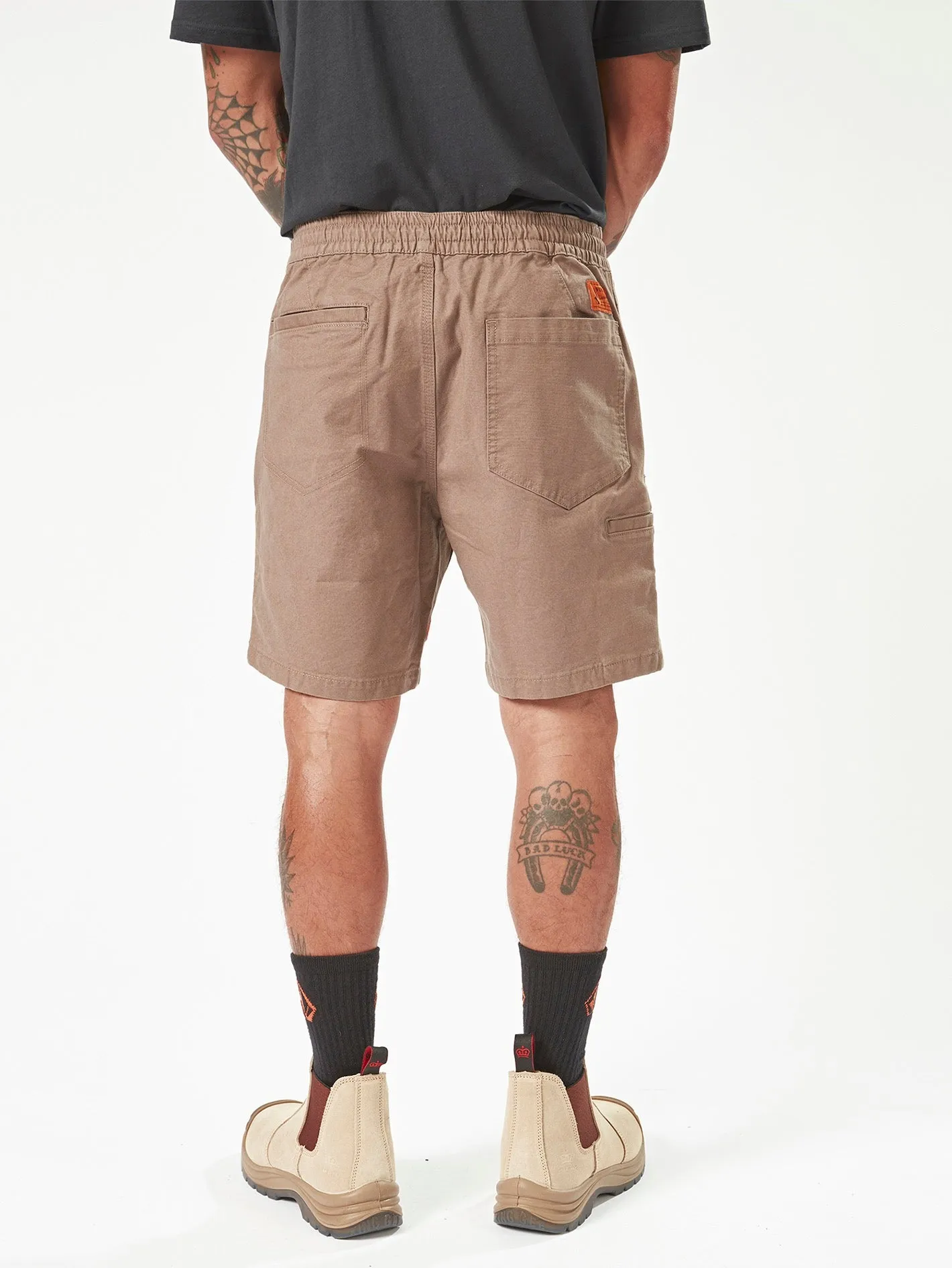 Volcom Workwear Caliper Elastic Waist Shorts - Brindle sold by Volcom product image thumbnail 2