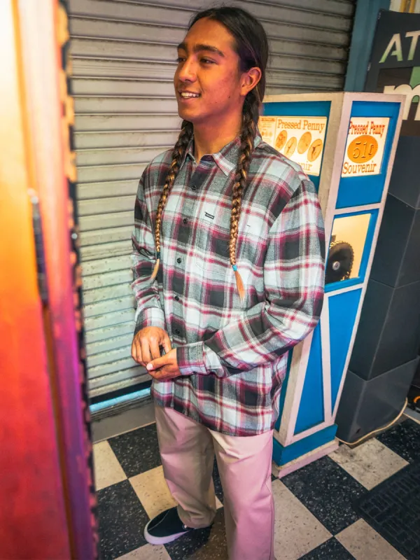 Vedder Stone Long Sleeve Shirt - Stealth sold by Volcom