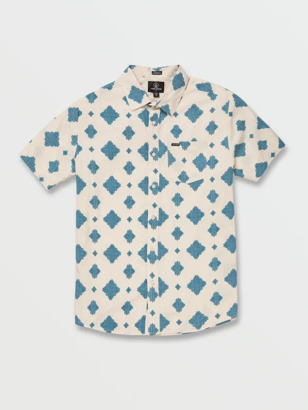 Grit Mandala Short Sleeve Shirt - Whitecap Grey sold by Volcom