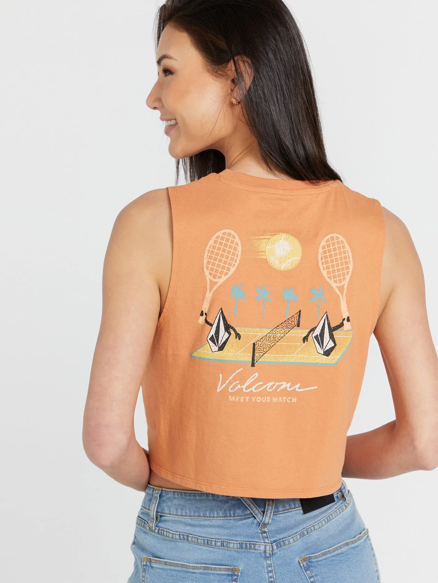 Stone Hour Crop Tank - Wild Ginger sold by Volcom product image thumbnail 4