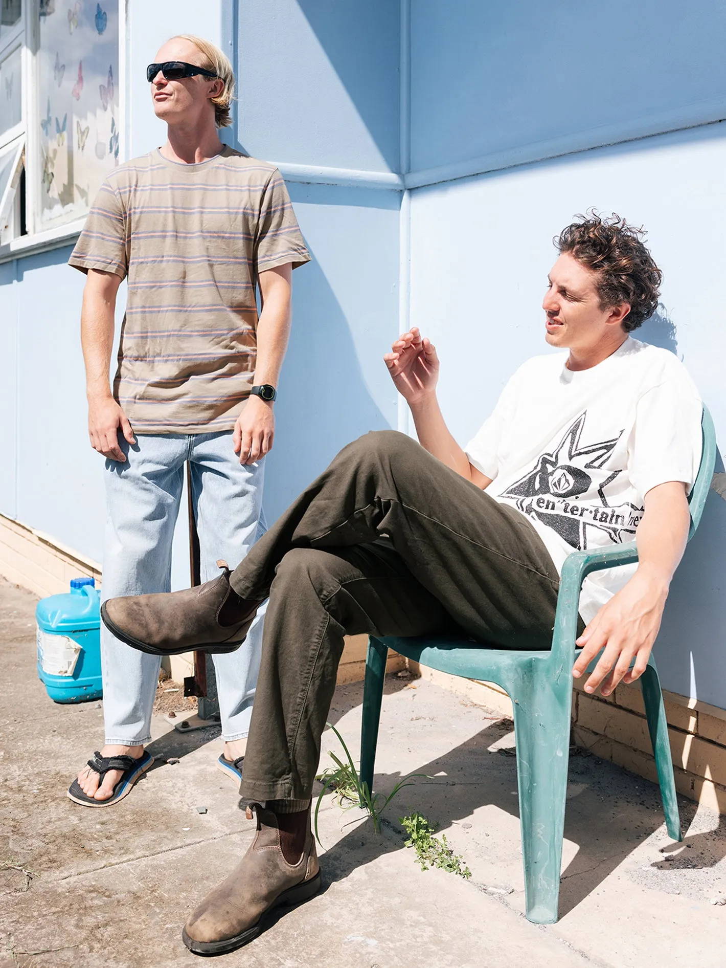 Volcom Entertainment Stone Burst Short Sleeve Tee - Off White sold by Volcom product image thumbnail 2