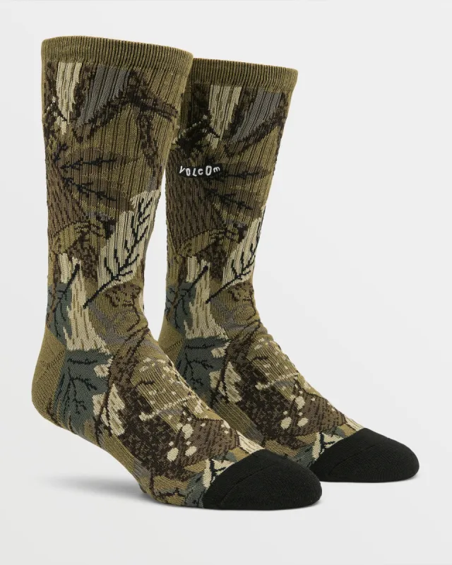 Stoney Shred Socks - Camouflage sold by Volcom