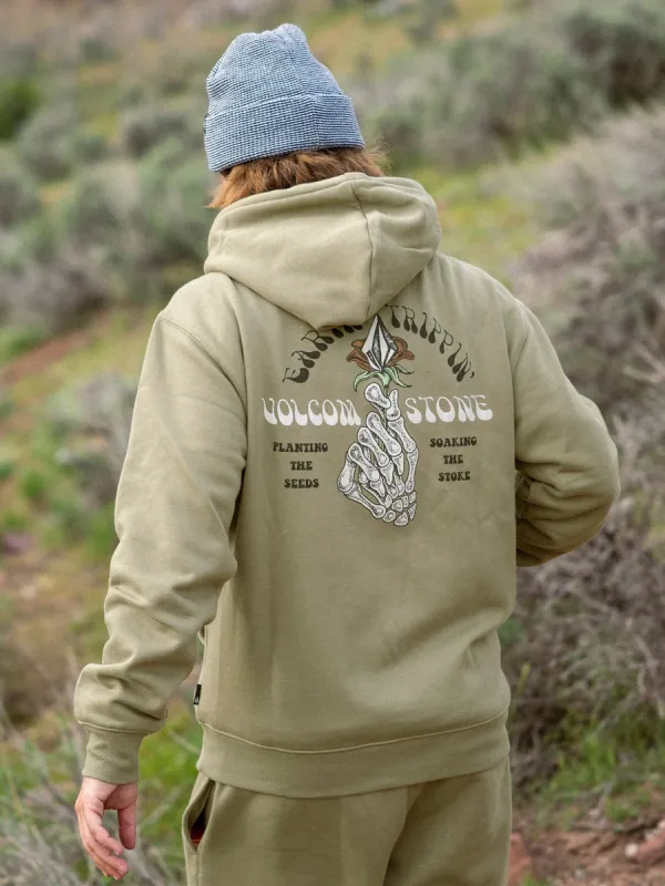 Earth Tripper Hoodie - Thyme Green sold by Volcom