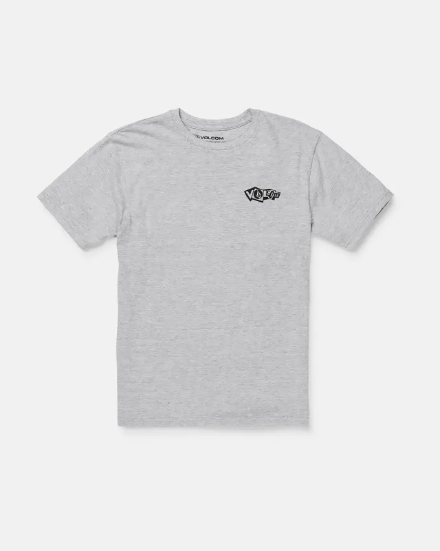 Big Boys Drift Out Short Sleeve Tee - Grey Heather sold by Volcom