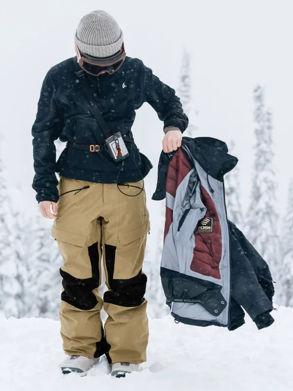 Womens V.Co At Stretch Gore-Tex Pants - Dark Khaki sold by Volcom