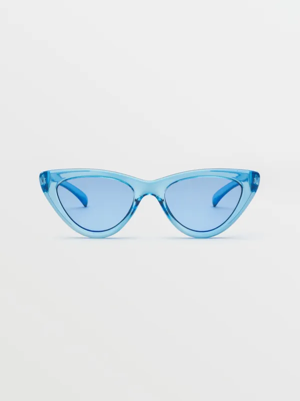 Knife Sunglasses - Crystal Sky/Blue sold by Volcom