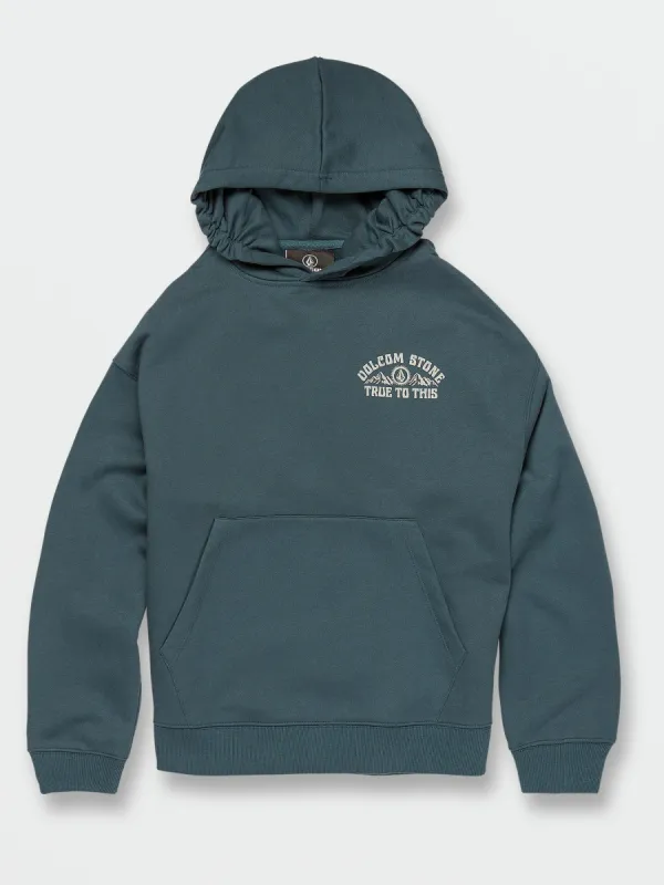 Big Boys Mountainside Pullover Hoodie - Cruzer Blue sold by Volcom
