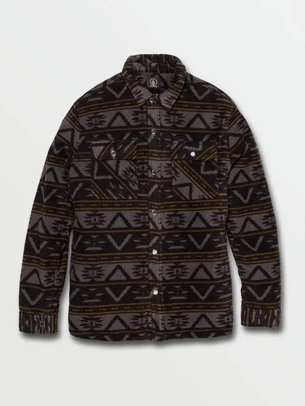 Bowered Fleece Long Sleeve Jacket - Print sold by Volcom