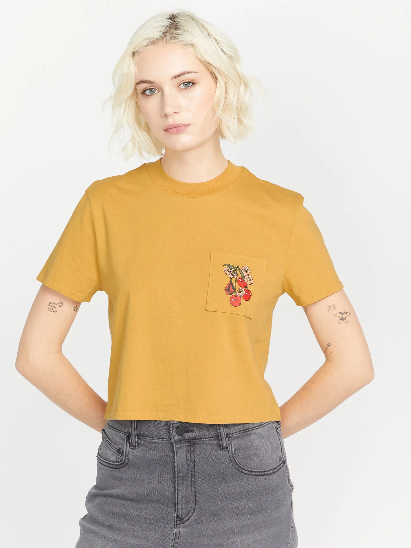 Pocket Dial Short Sleeve Tee - Dijon sold by Volcom product image thumbnail 5