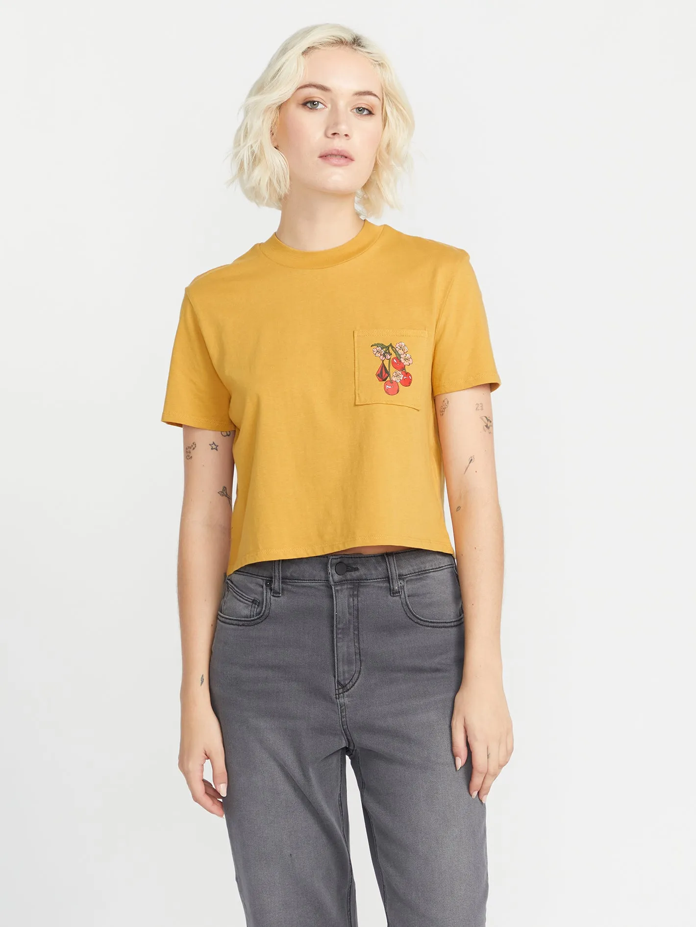 Pocket Dial Short Sleeve Tee - Dijon sold by Volcom product image thumbnail 3
