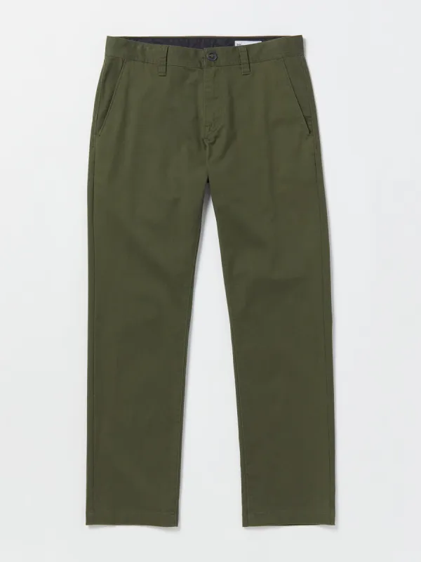 Frickin Modern Stretch Chino Pants - Squadron Green sold by Volcom