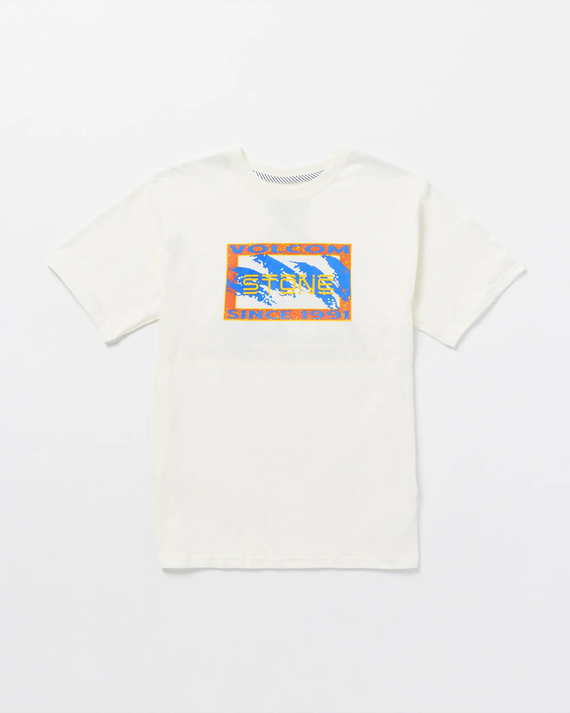 Finna Short Sleeve Tee - Off White sold by Volcom