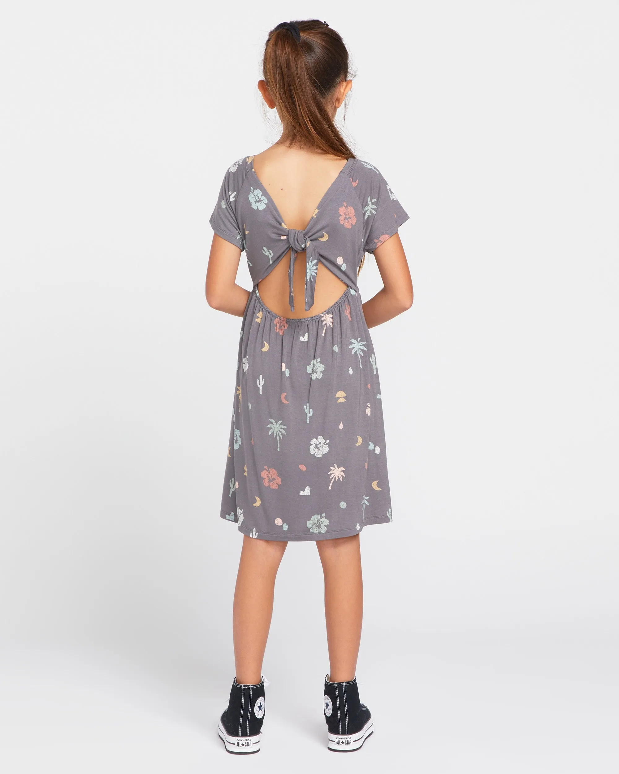 Big Girls Moondazed Dress - Dark Grey sold by Volcom product image thumbnail 4