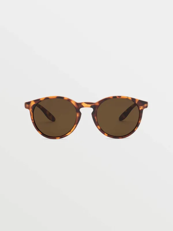 Subject Sunglasses - Matte Tort/Bronze sold by Volcom