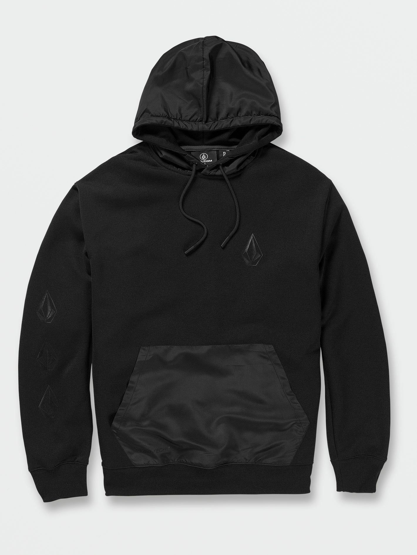 Iconic Tech Pullover Hoodie - Black sold by Volcom product image thumbnail 5