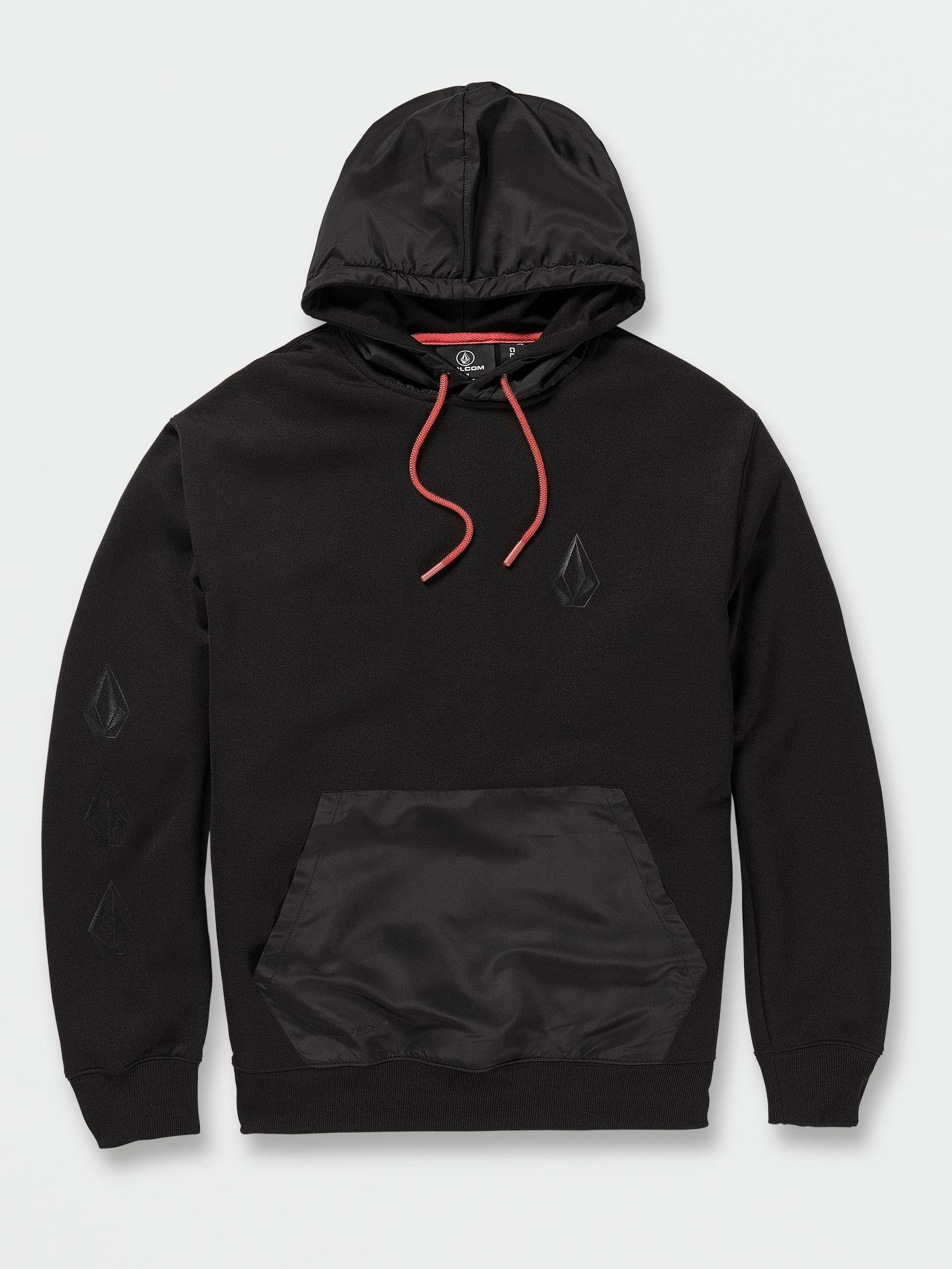 Iconic Tech Pullover Hoodie - Black sold by Volcom product image thumbnail 4