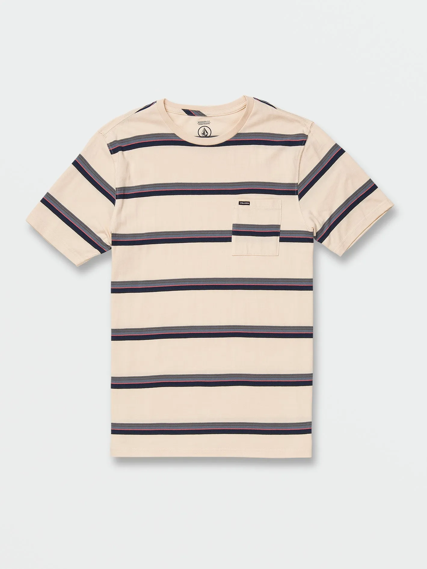 Outstoned Crew Short Sleeve Shirt - Whitecap Grey sold by Volcom