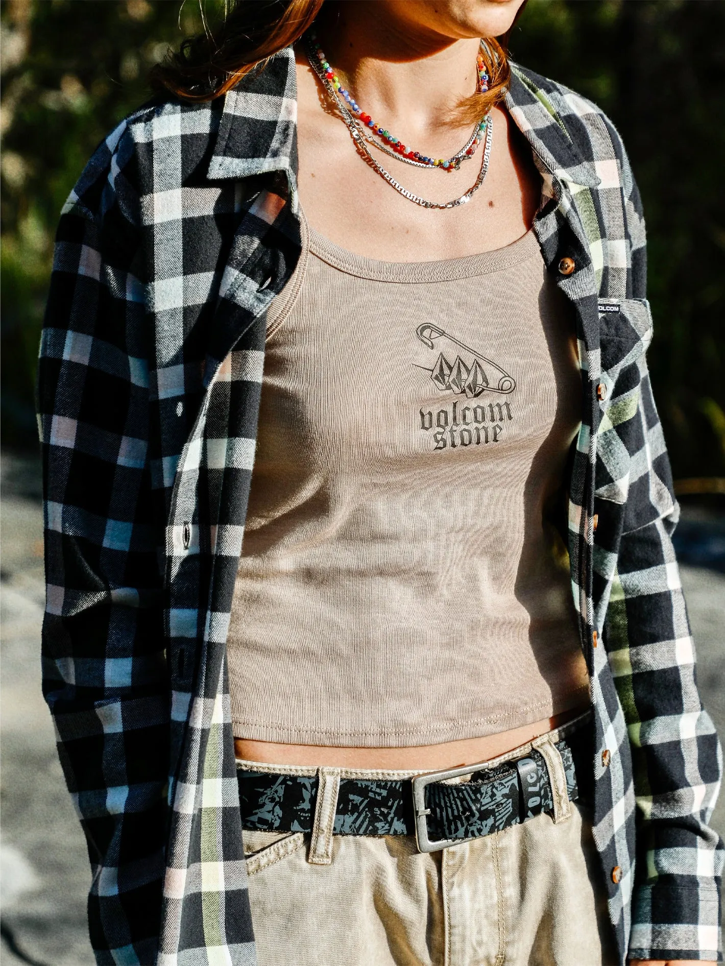 1991 Strappy Tank - Taupe sold by Volcom