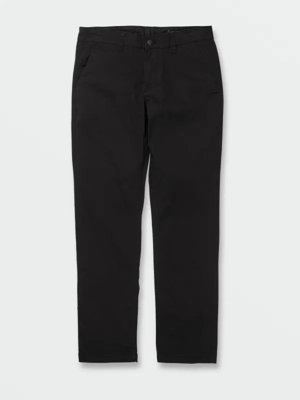 Cleaver Stretch Pants - Black made by Volcom