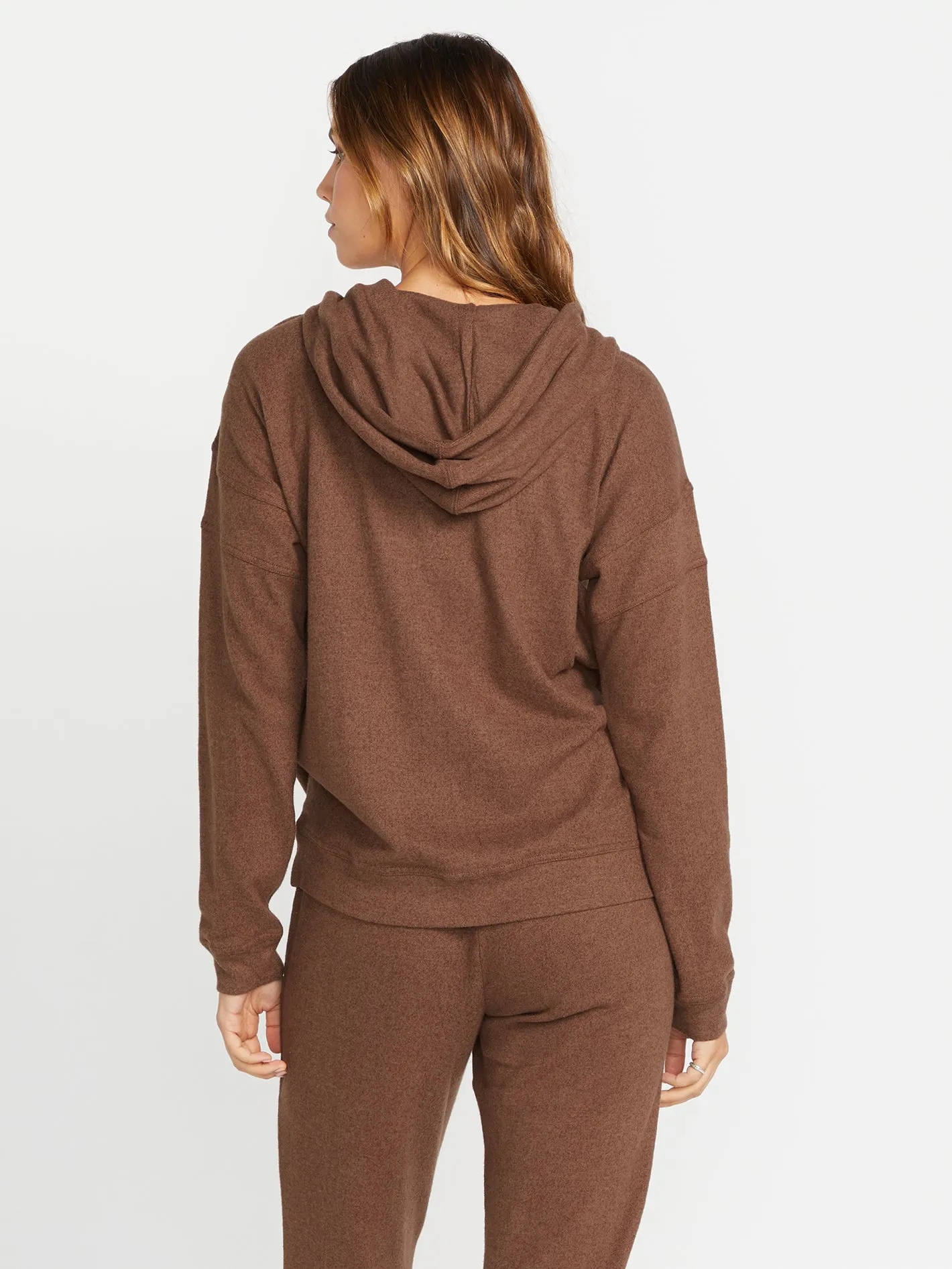 Lived in Lounge Zip Jacket - Chocolate sold by Volcom product image thumbnail 4