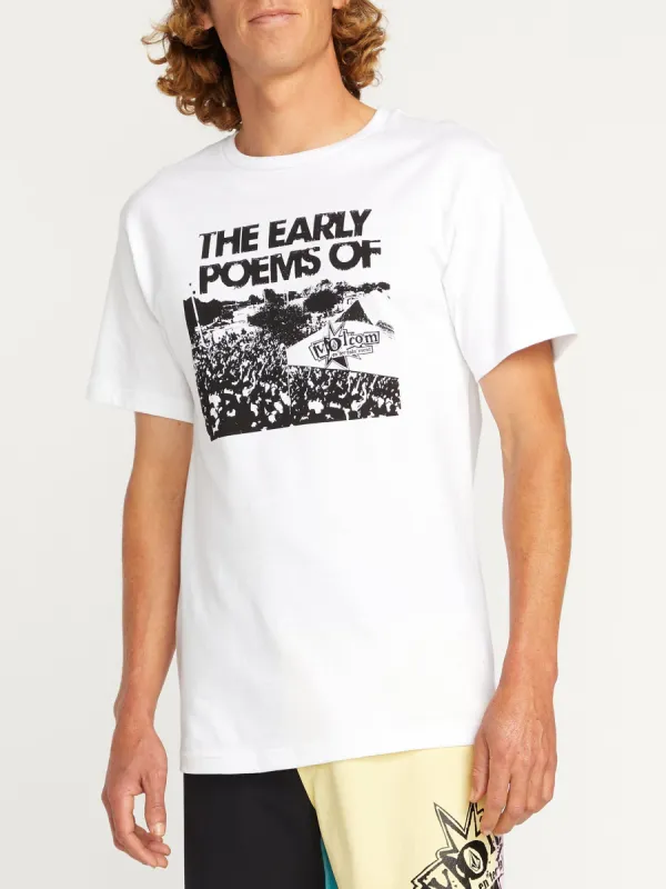 Volcom Entertainment Poems Short Sleeve Tee - White sold by Volcom