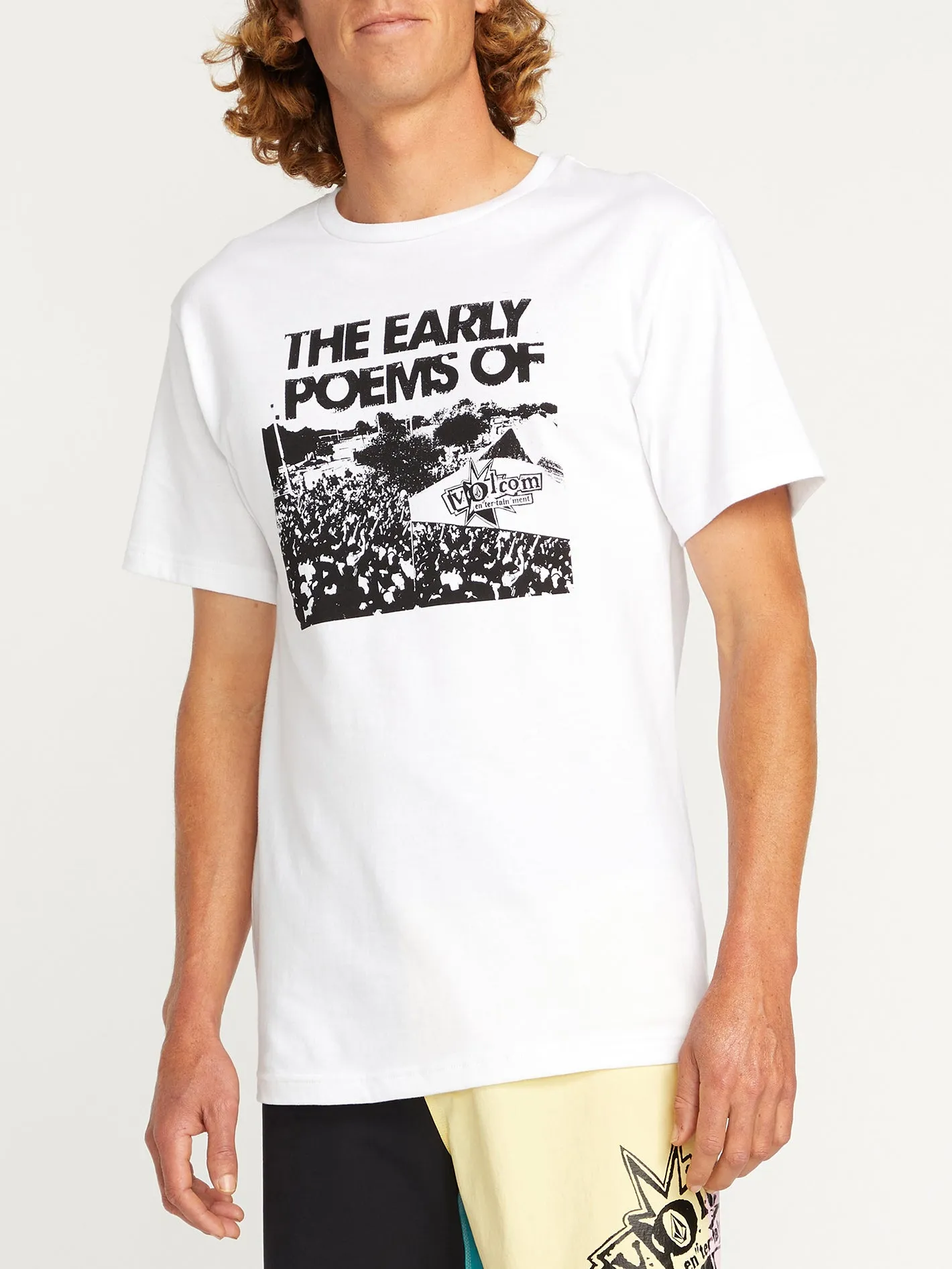 Volcom Entertainment Poems Short Sleeve Tee - White sold by Volcom