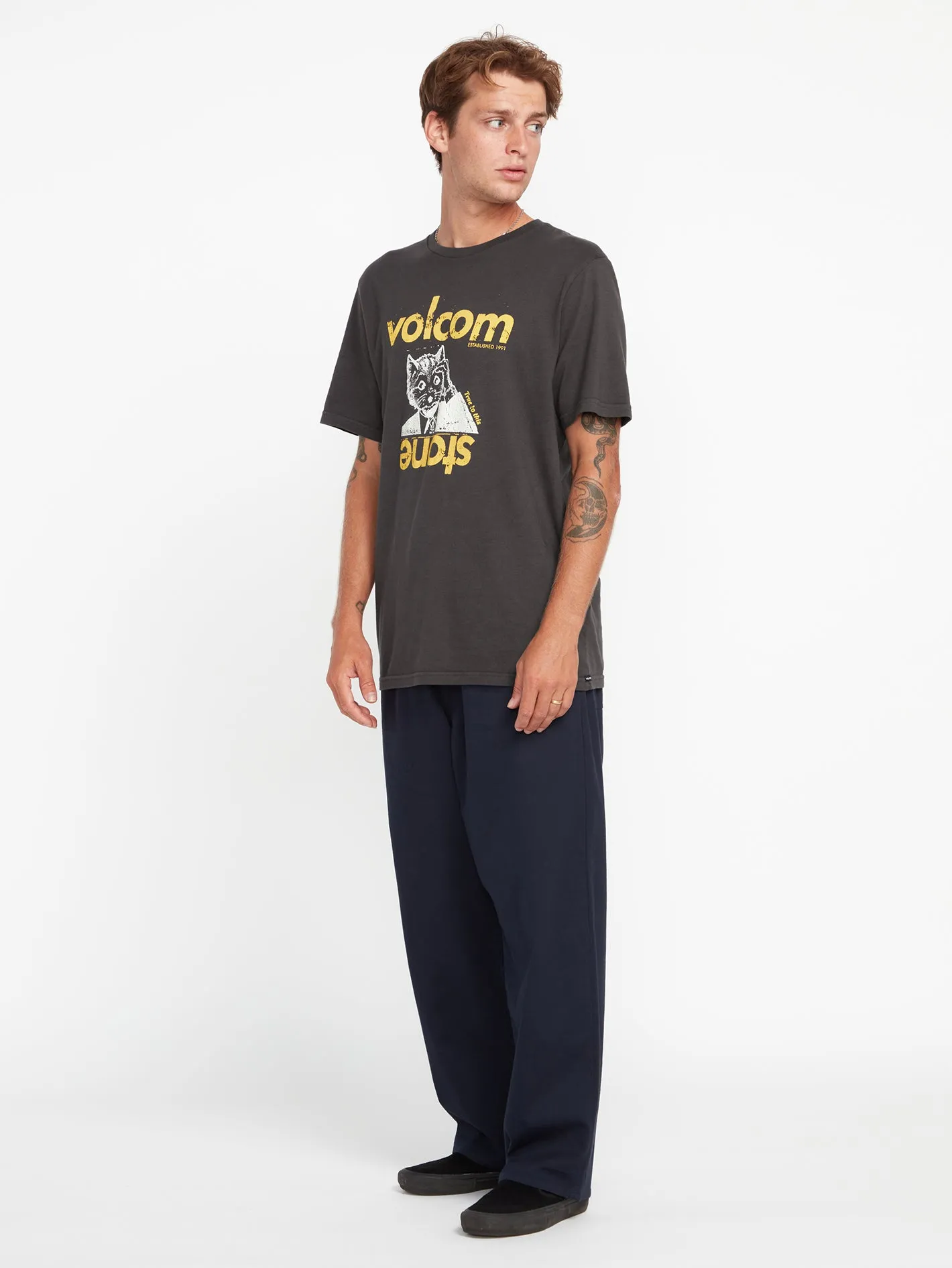 Stonepur Short Sleeve Tee - Vintage Blue sold by Volcom product image thumbnail 3