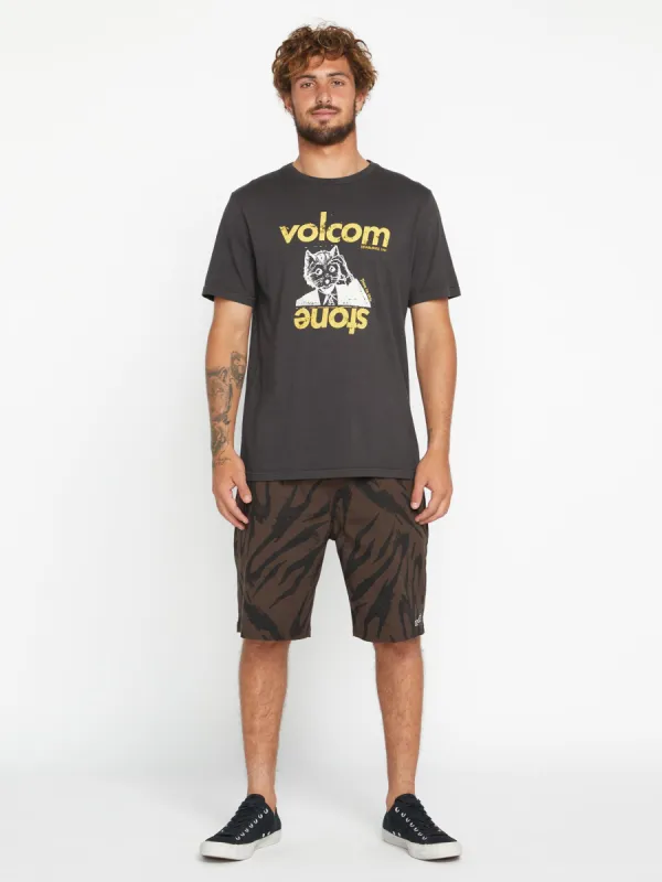 Stonepur Short Sleeve Tee - Vintage Blue sold by Volcom