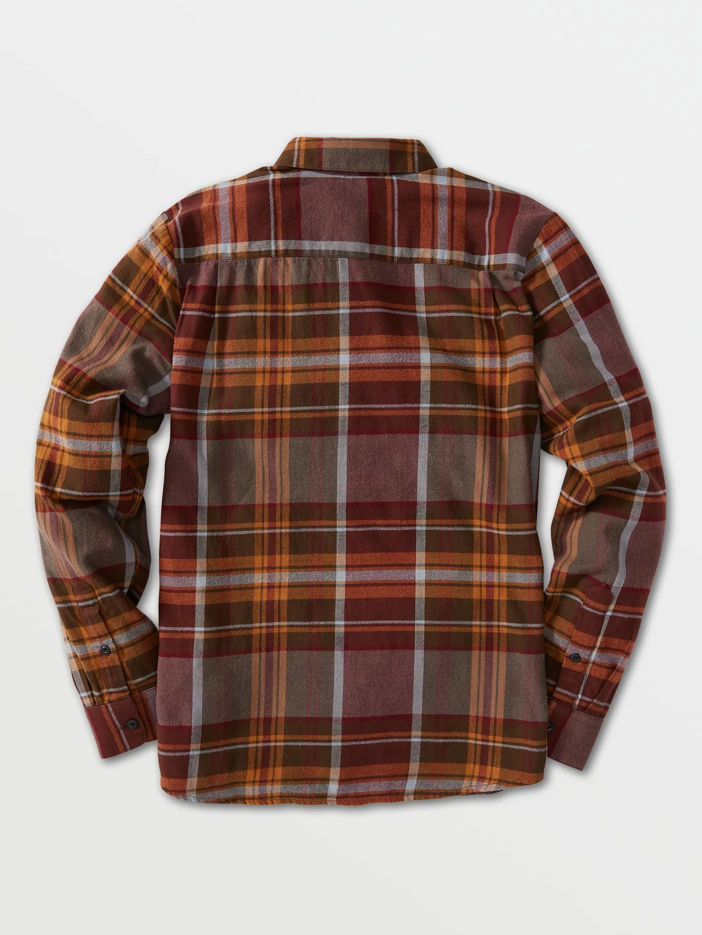 Caden Plaid Long Sleeve Flannel - Port sold by Volcom product image thumbnail 4