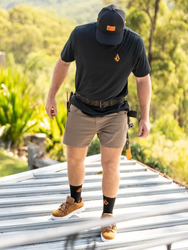 Volcom Workwear Bevel Work Shorts - Brindle made by Volcom