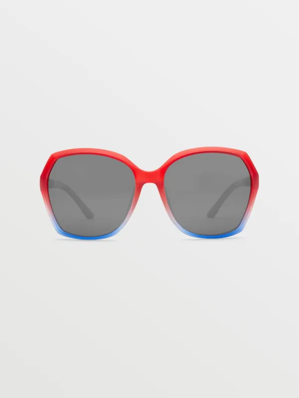 Psychic Sunglasses - Stars & Stripes/Silver Mirror sold by Volcom