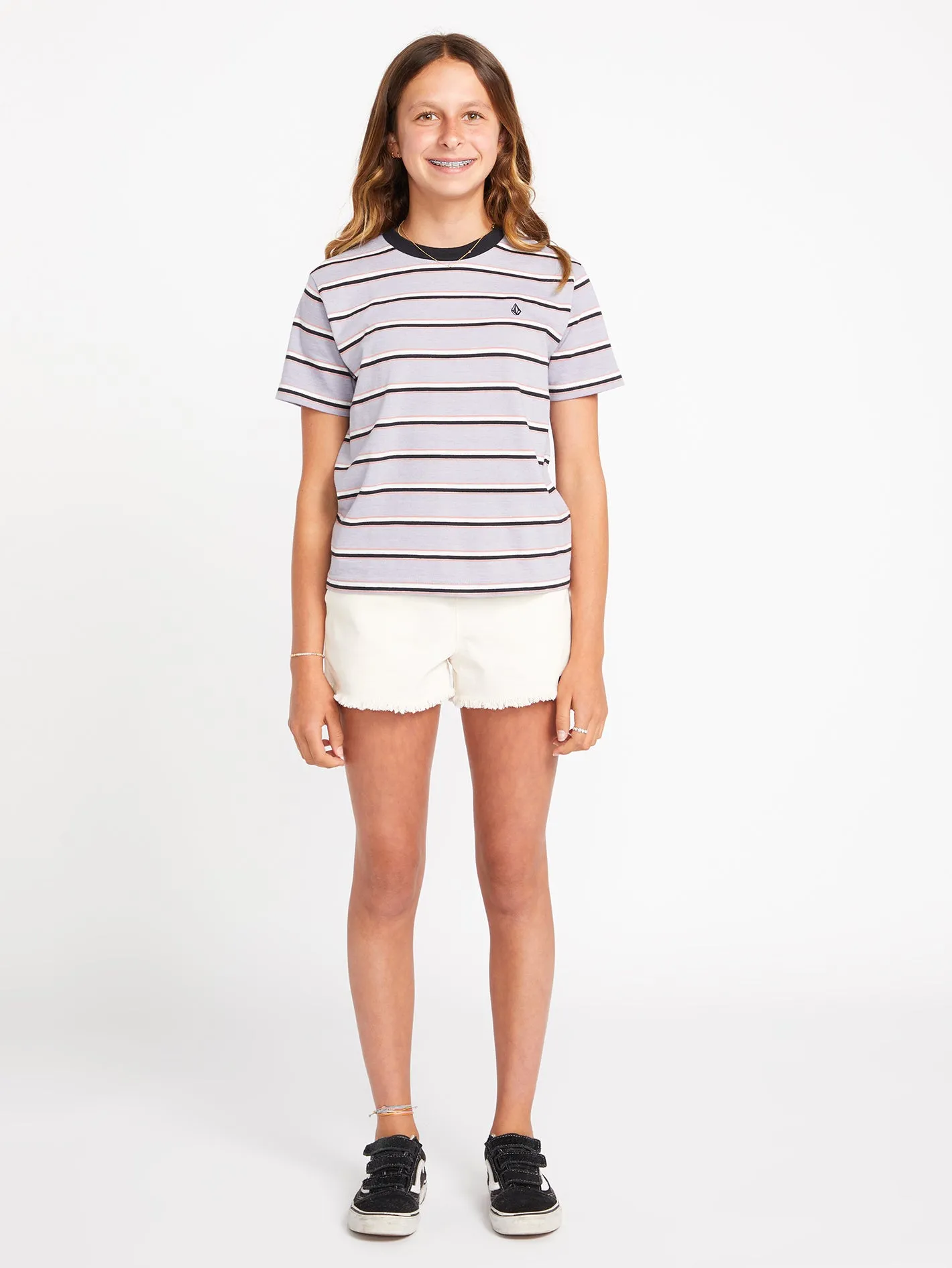 Girls Party Pack Short Sleeve Shirt - Moonbeam sold by Volcom