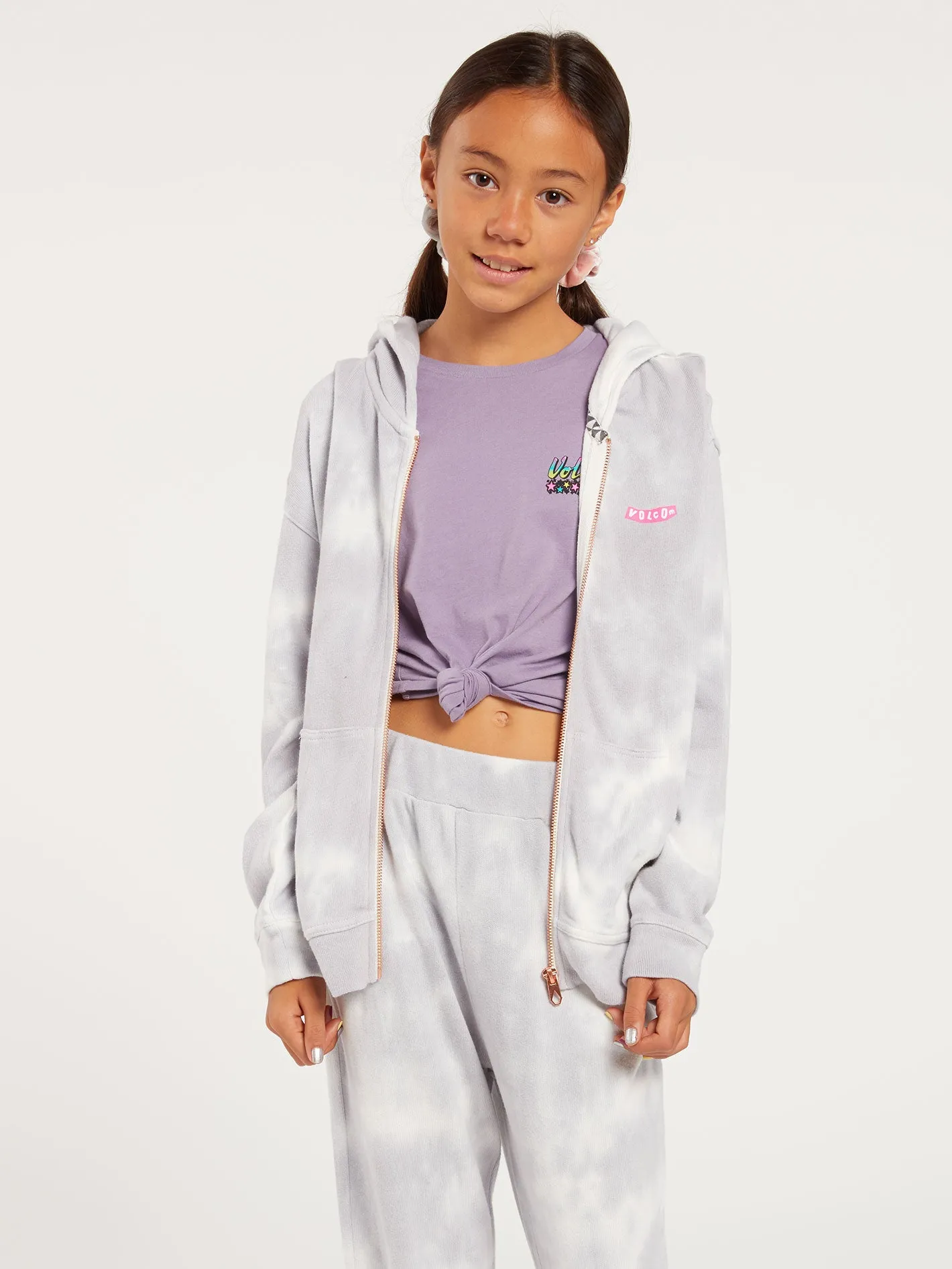 Big Girls Lived In Lounge Zip Fleece - Multi sold by Volcom product image thumbnail 3