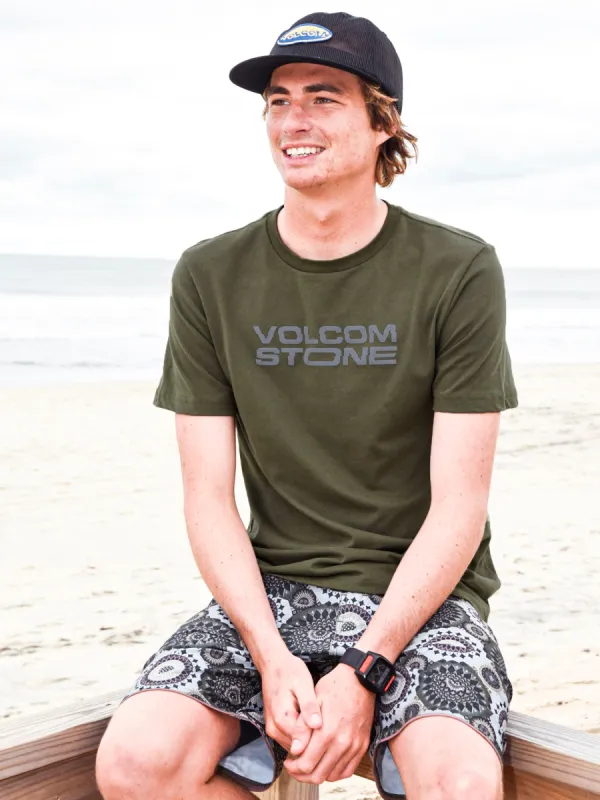 Euroslash Tech Short Sleeve Tee - Military sold by Volcom