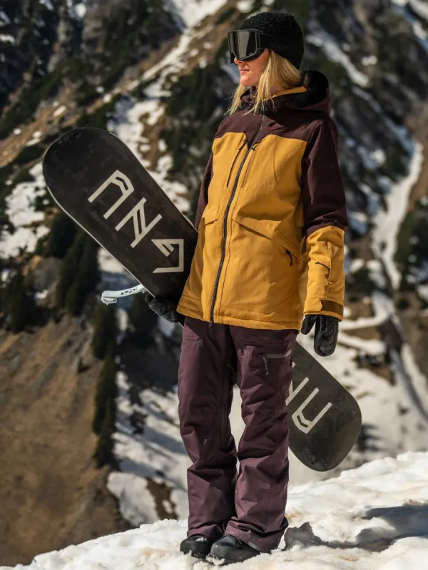 Womens Knox Insulated Gore-Tex Pants - Black Plum (2022) sold by Volcom
