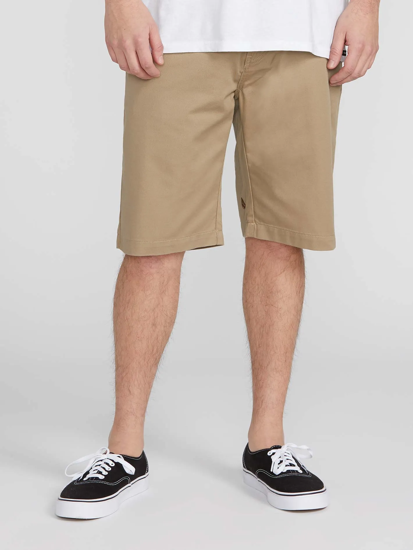 Vmonty Stretch Shorts - Khaki sold by Volcom