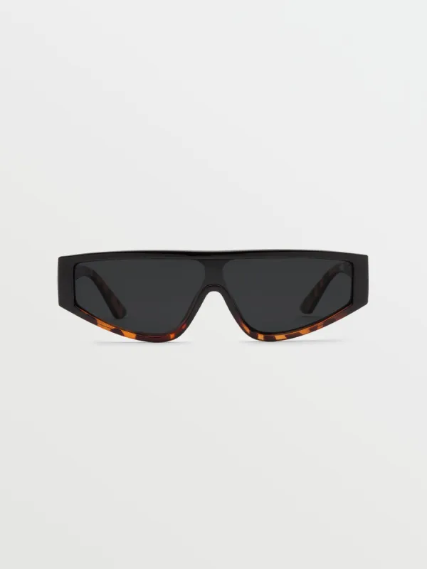 Vinyl Glaze Sunglasses - Gloss Darkside/Gray Polar sold by Volcom