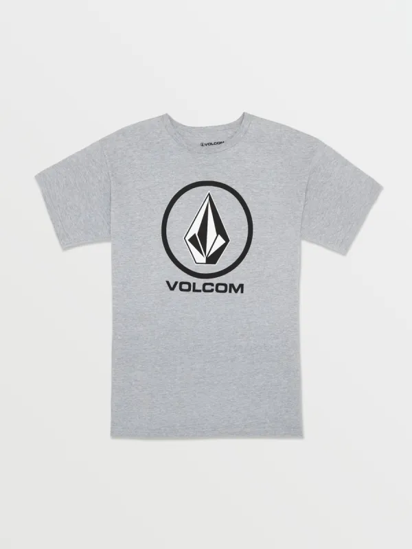 Little Boys Crisp Stone Short Sleeve Tee - Heather Grey sold by Volcom