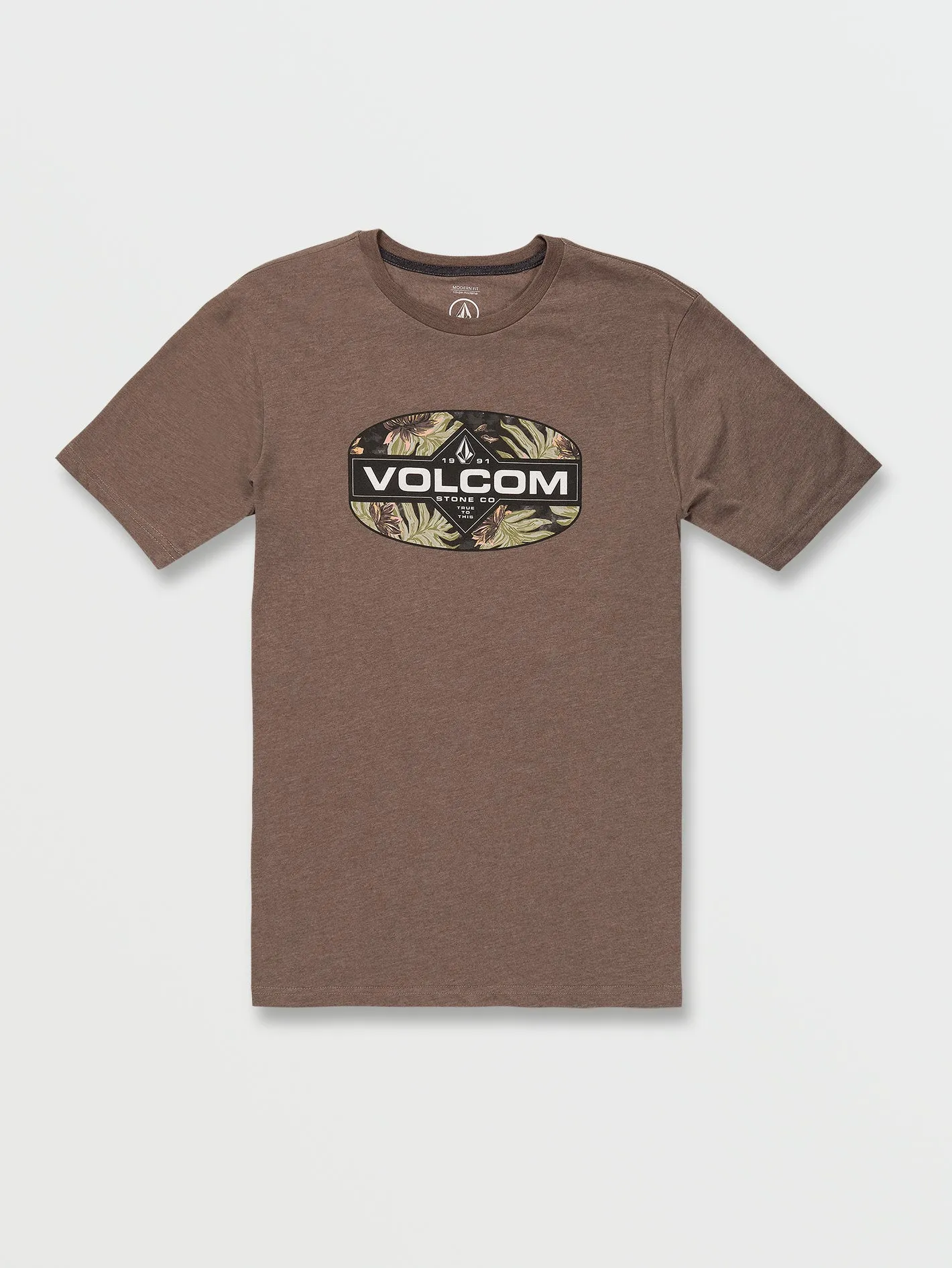 Refilled Short Sleeve Tee - Cocoa Heather sold by Volcom product image thumbnail 3
