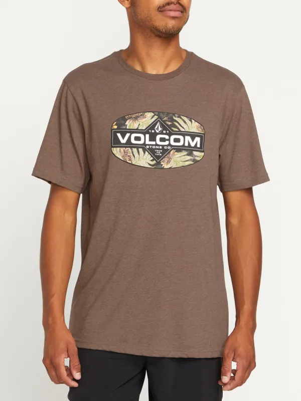 Refilled Short Sleeve Tee - Cocoa Heather sold by Volcom