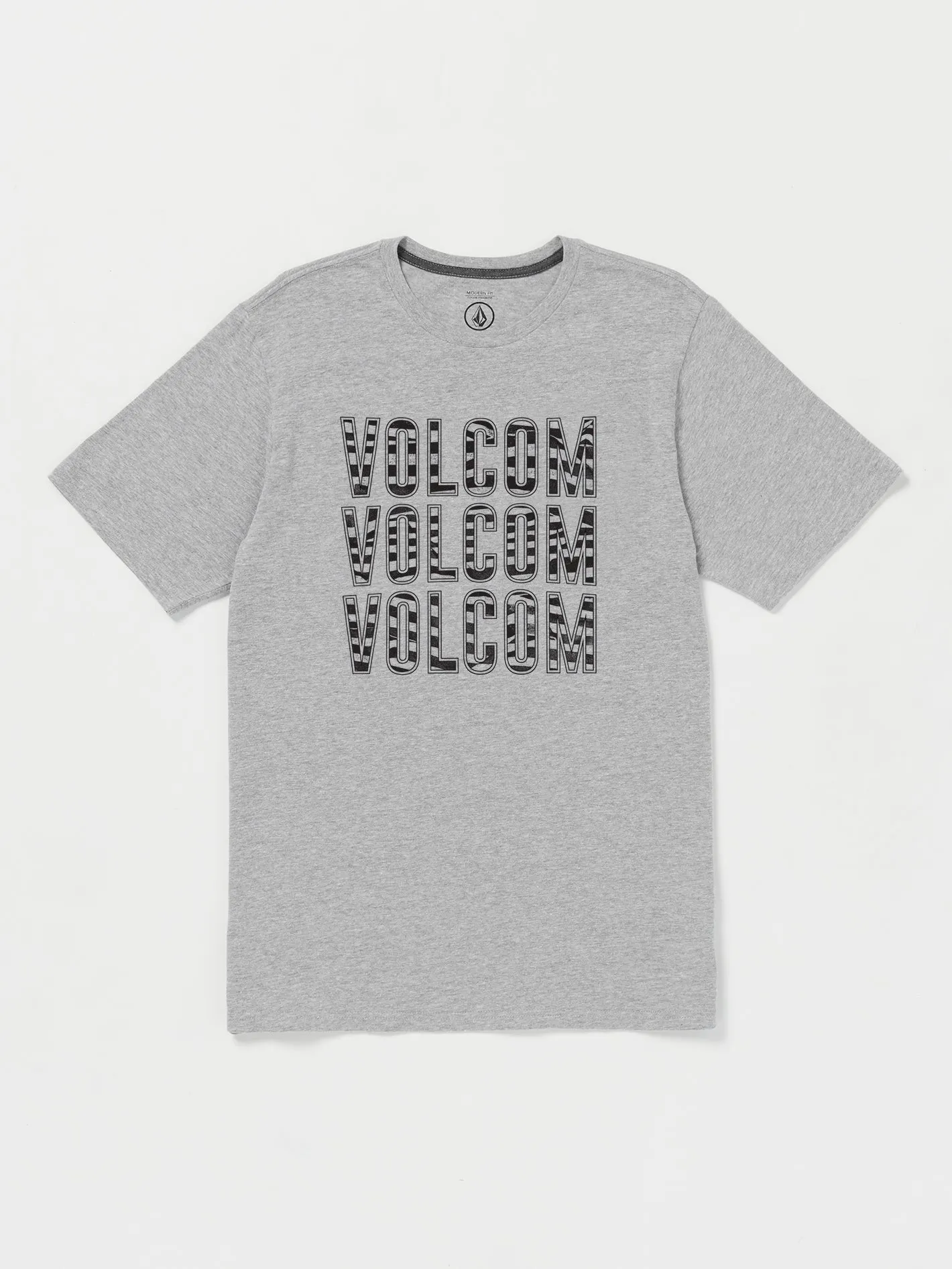 Vibes Time Short Sleeve Tee - Heather Grey sold by Volcom