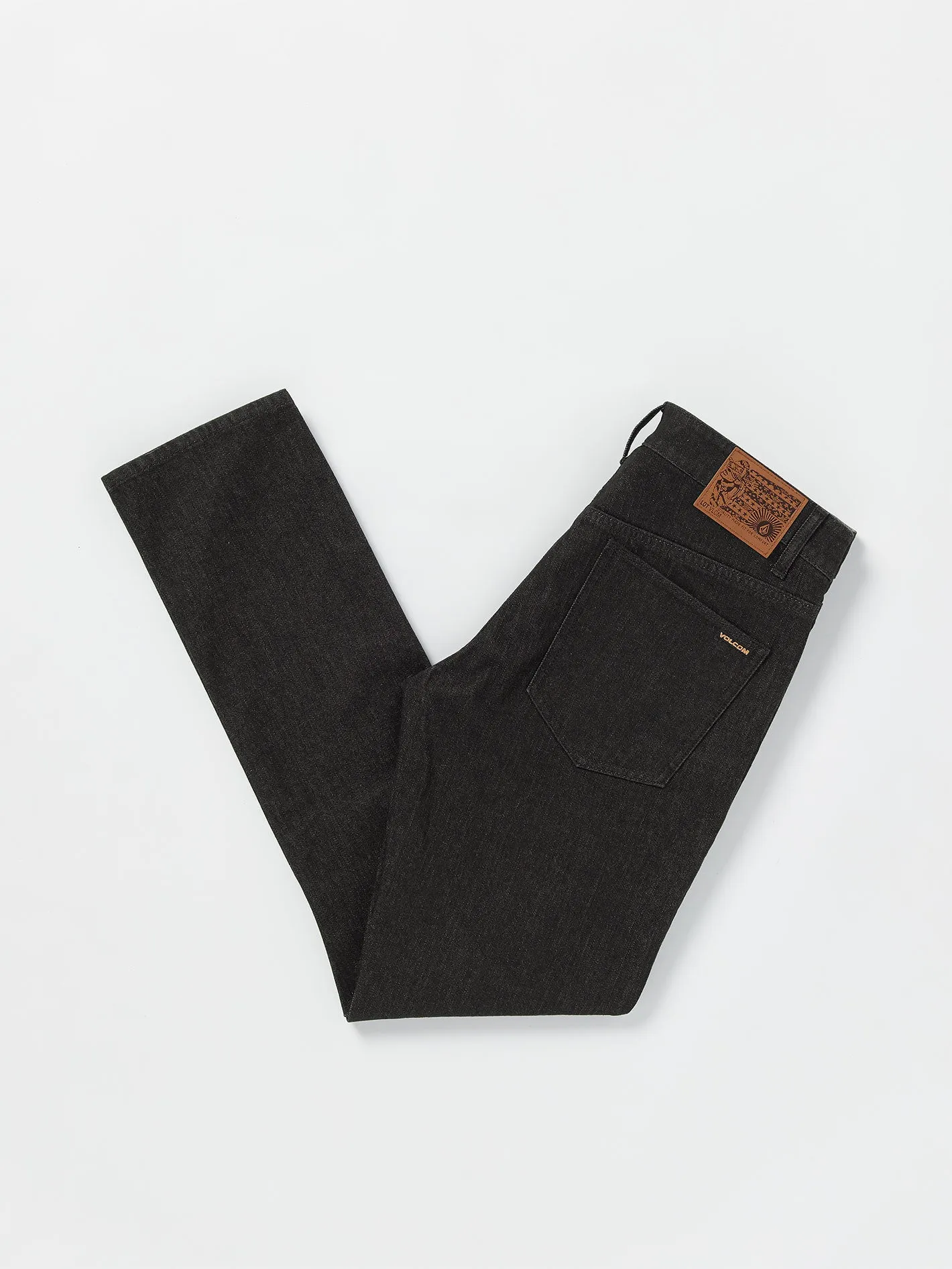 V 2X4 Skinny Fit Stretch Jeans - Black sold by Volcom product image thumbnail 2