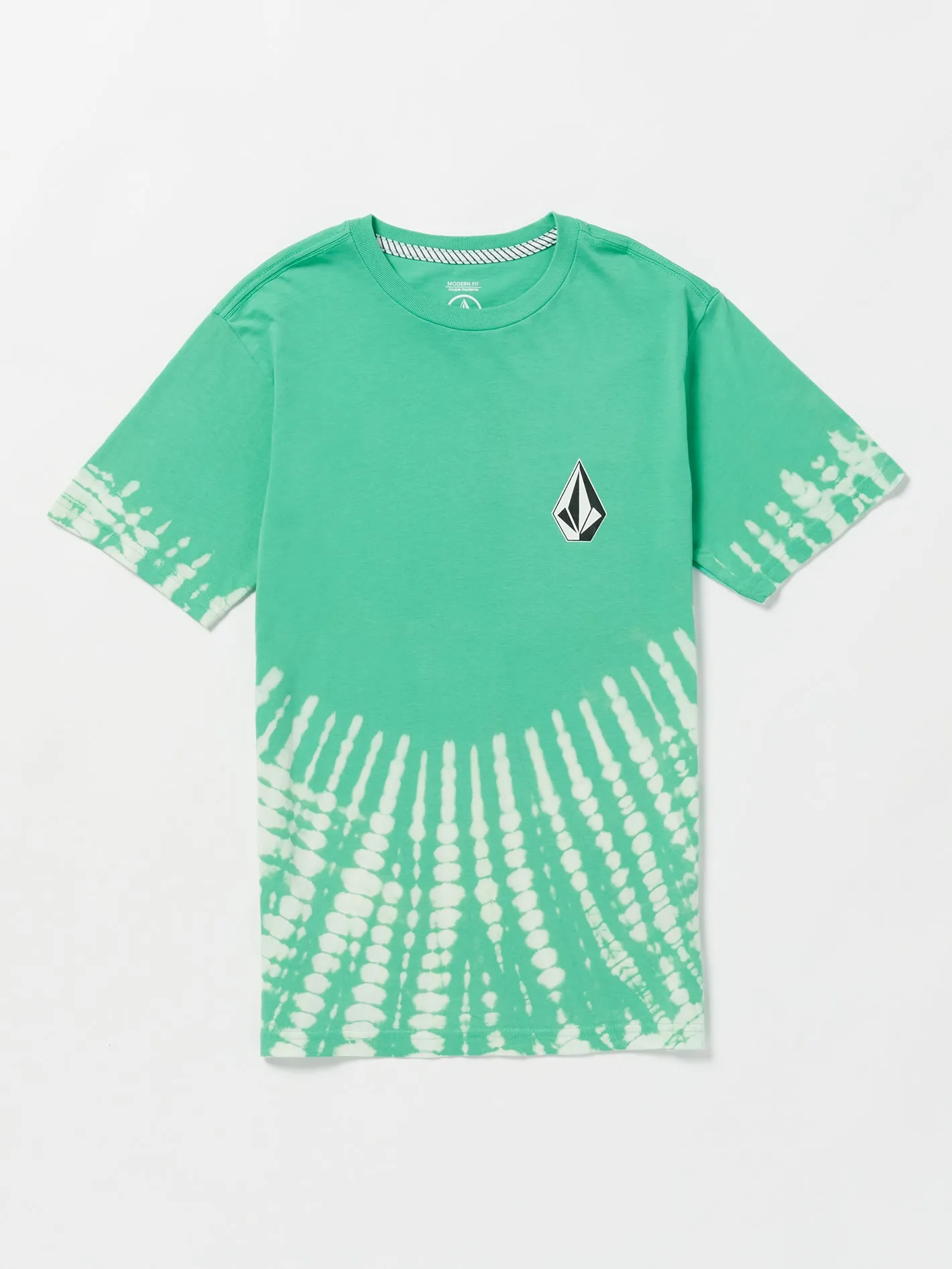 Little Boys Iconic Stone Dye Short Sleeve Tee - Mediterranean sold by Volcom