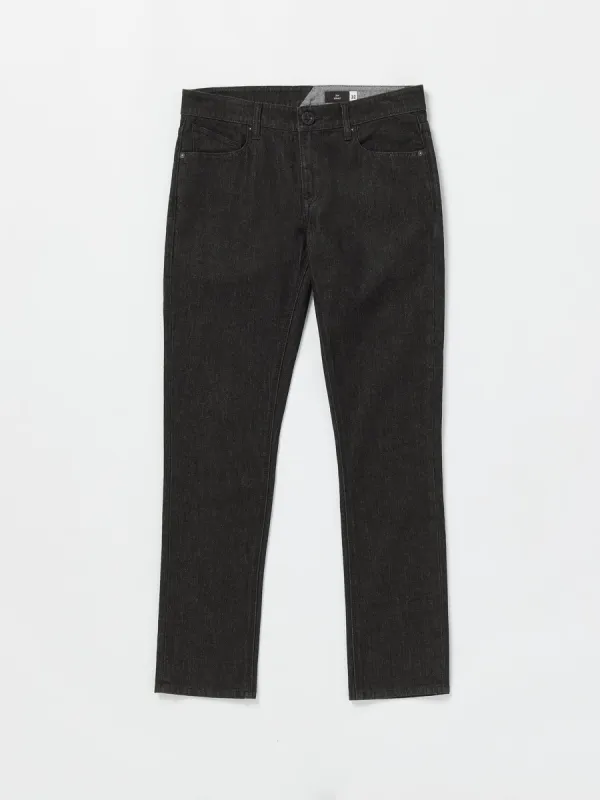 V 2X4 Skinny Fit Stretch Jeans - Black made by Volcom
