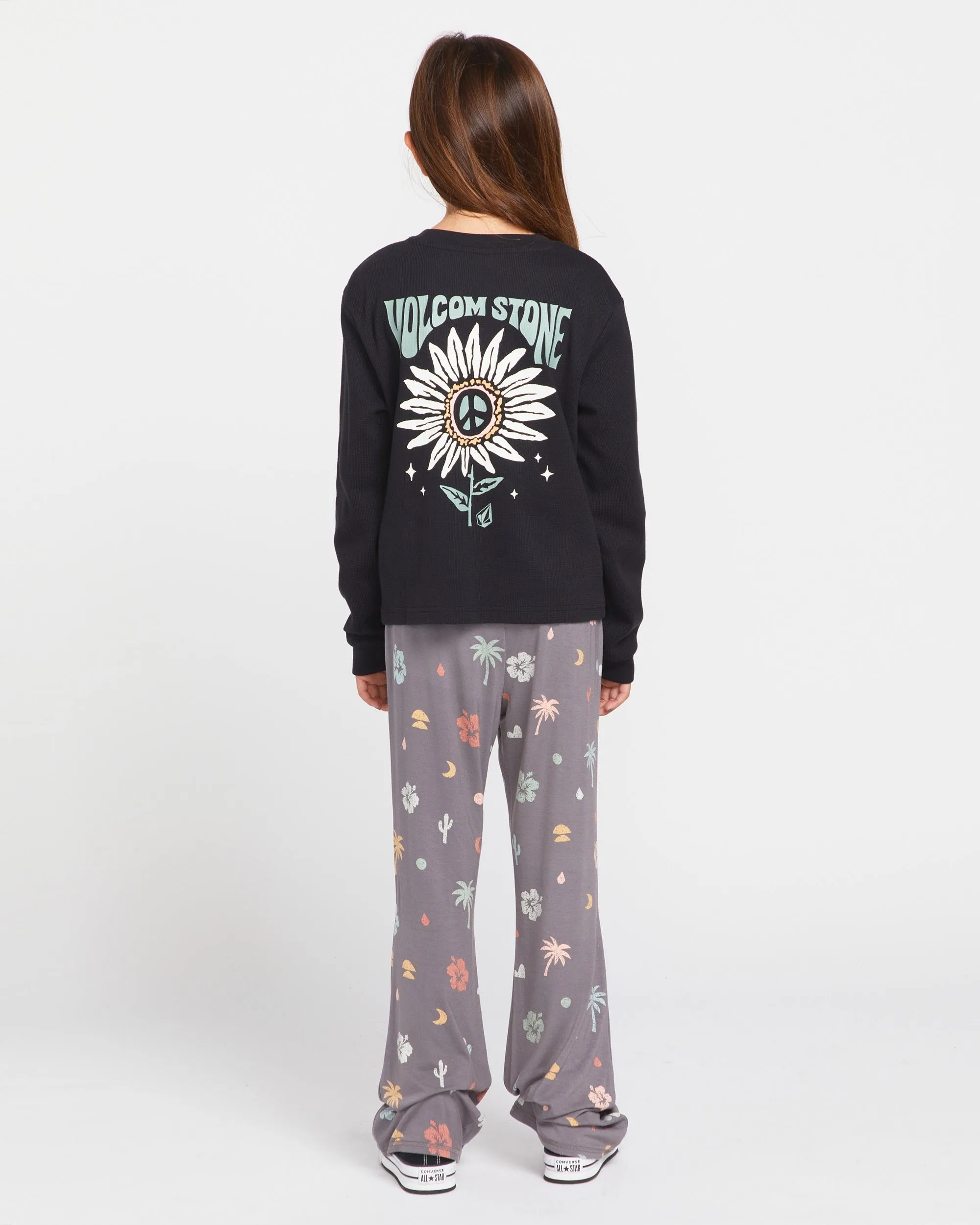 Big Girls Thermality Long Sleeve Shirt - Black sold by Volcom product image thumbnail 2