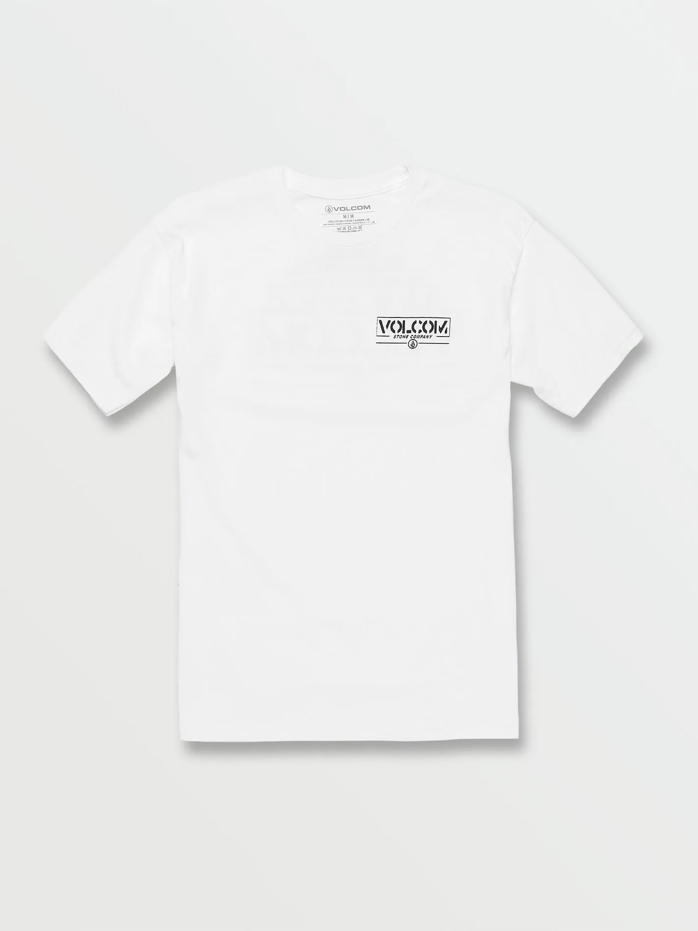 Repeater Short Sleeve Tee - White sold by Volcom product image thumbnail 5