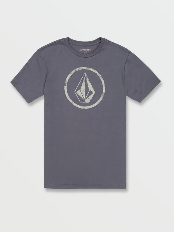 Circle Stone Short Sleeve Tee - Dark Slate sold by Volcom